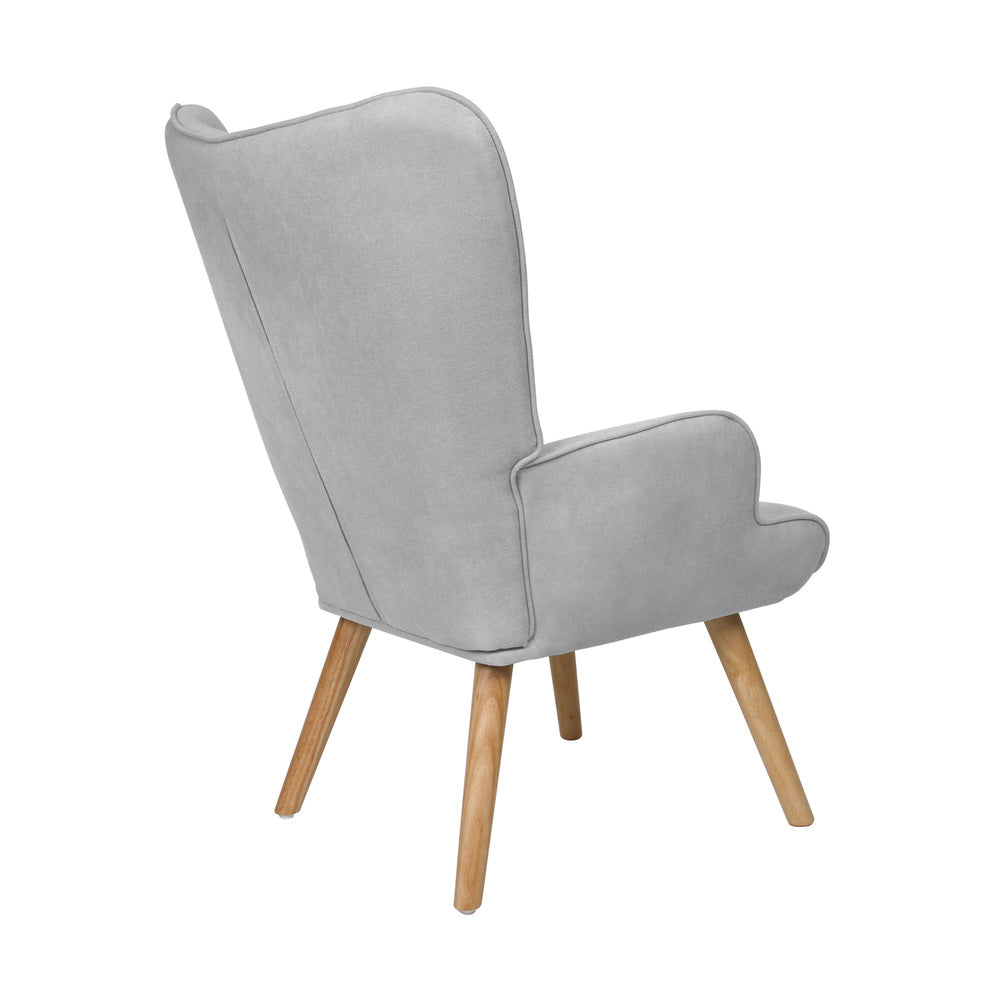 Armchair Lounge Chair Ottoman Accent Armchairs Fabric Sofa Chairs Grey