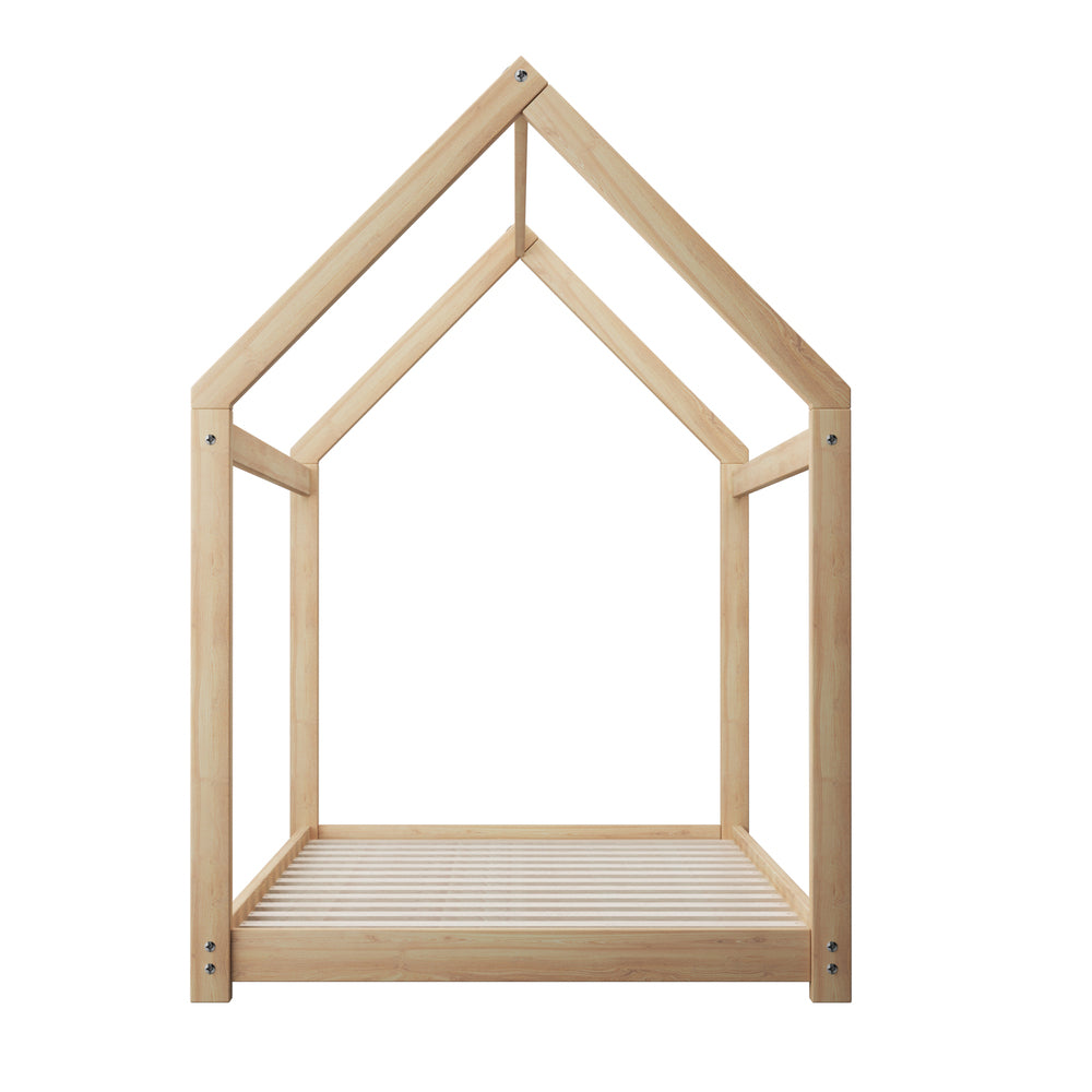 Kids Bed Frame With Single Mattress Set House Style