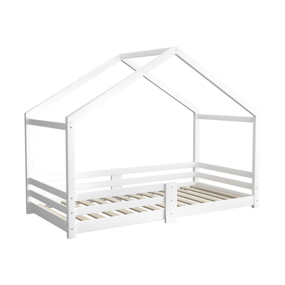 Kids Bed Frame Single Wooden Bedframe Mattress Base Timber Platform