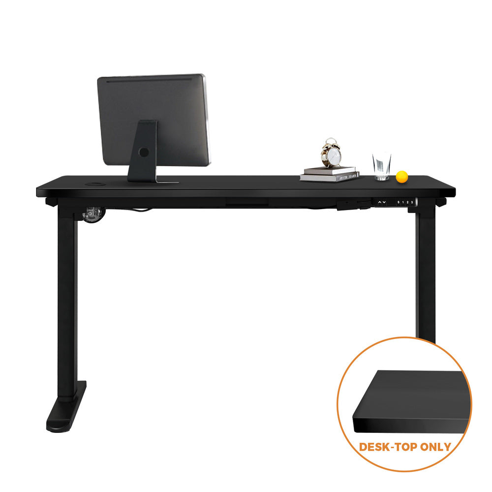 Board only for Standing Desk Adjustable Sit Stand Table Black