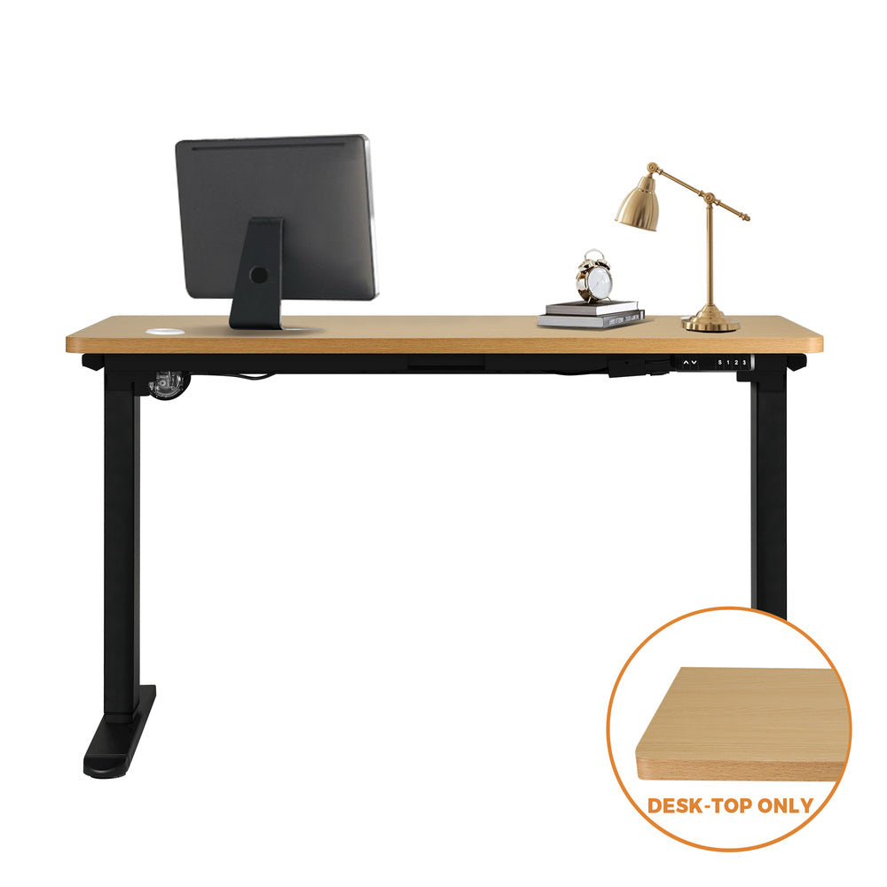 Board only for Standing Desk Adjustable Sit Stand Table Oak