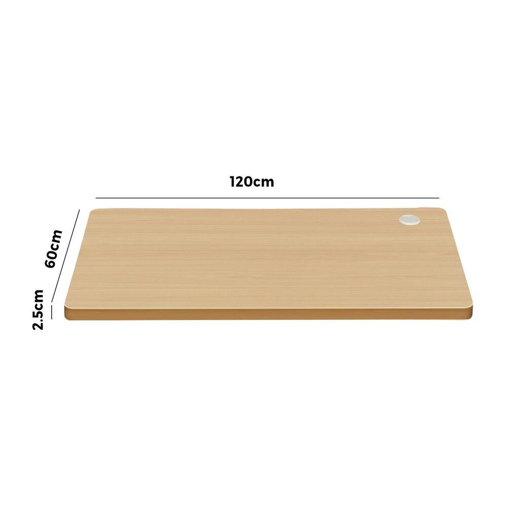 Board only for Standing Desk Adjustable Sit Stand Table Oak
