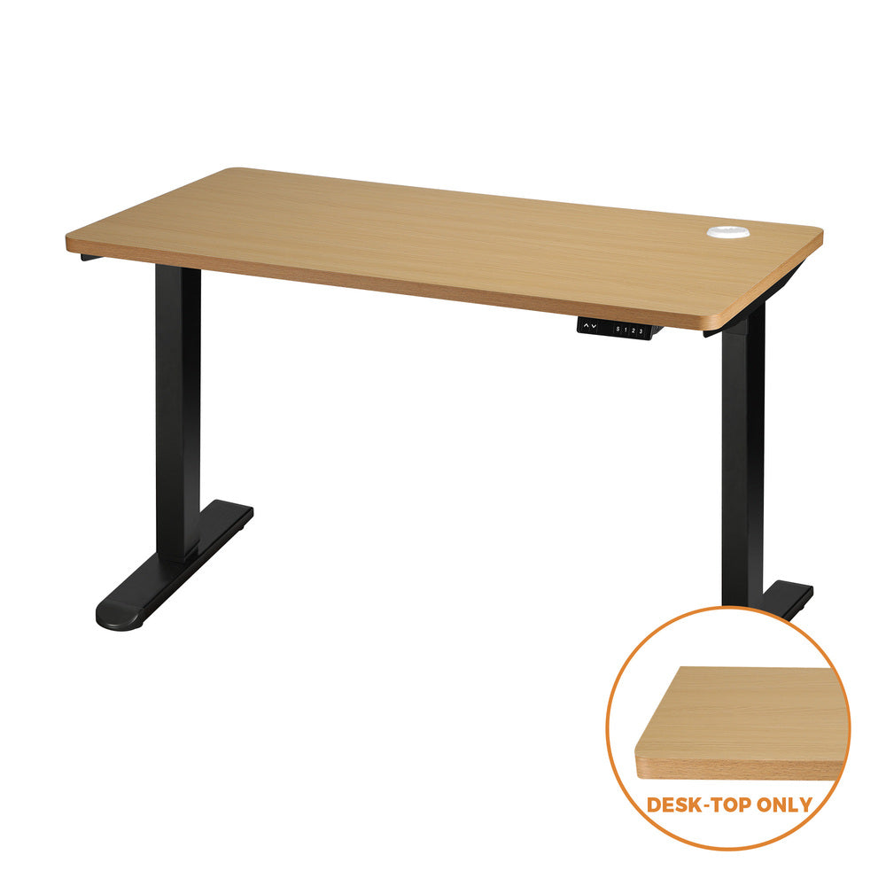 Board only for Standing Desk Adjustable Sit Stand Table Oak