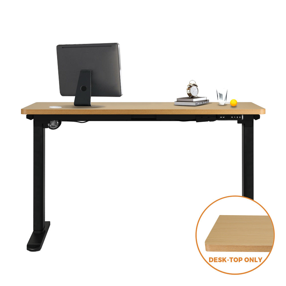 Board only for Standing Desk Adjustable Sit Stand Table Oak