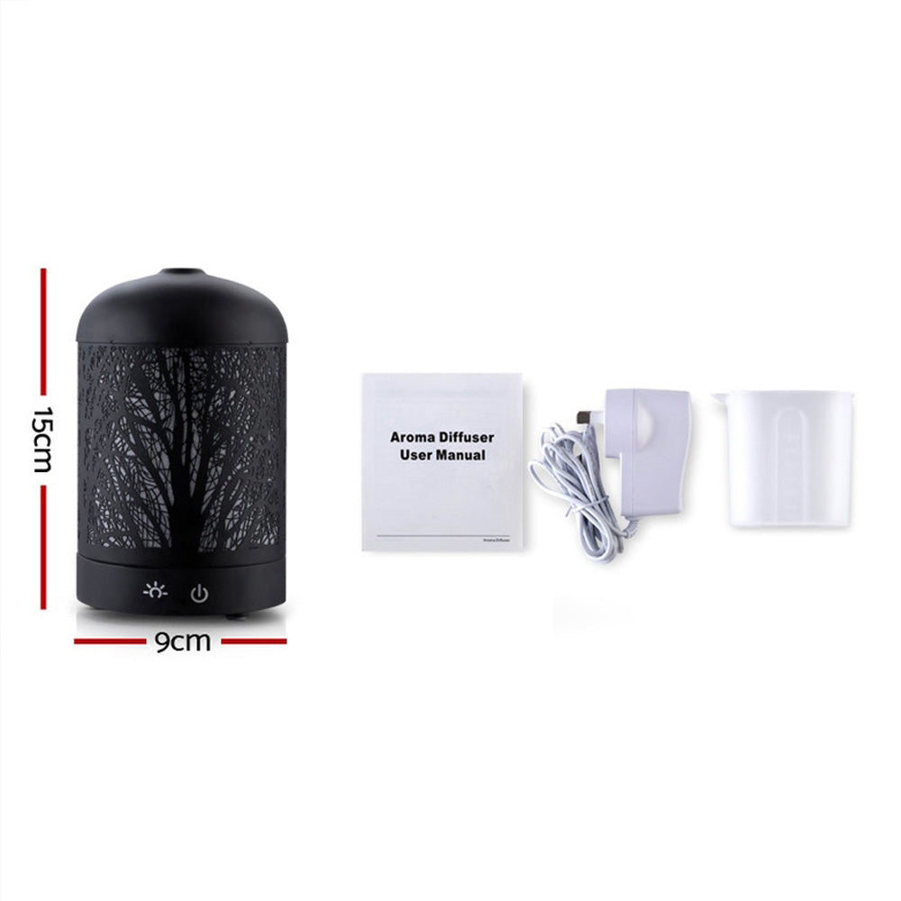 Aroma Diffuser Aromatherapy Black 160Ml
