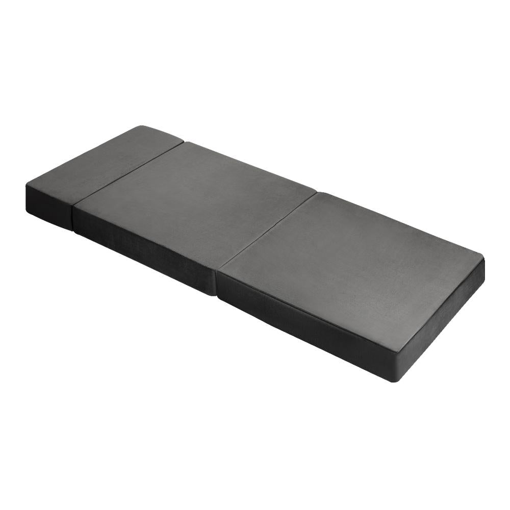 Simple Deals Foldable Foam Mattress Sofa Bed Portable Camping Cushion Floor Bed Single