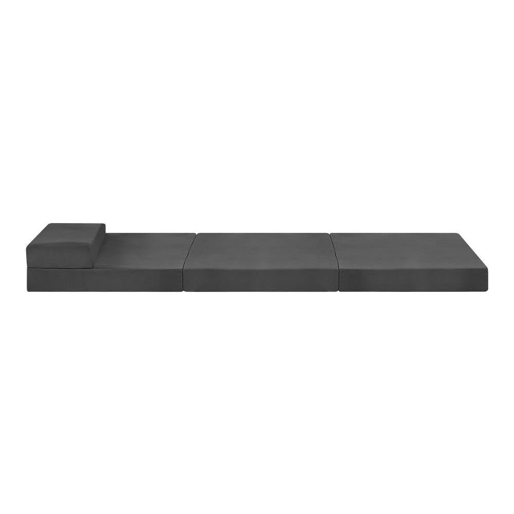 Simple Deals Foldable Foam Mattress Sofa Bed Portable Camping Cushion Floor Bed Single