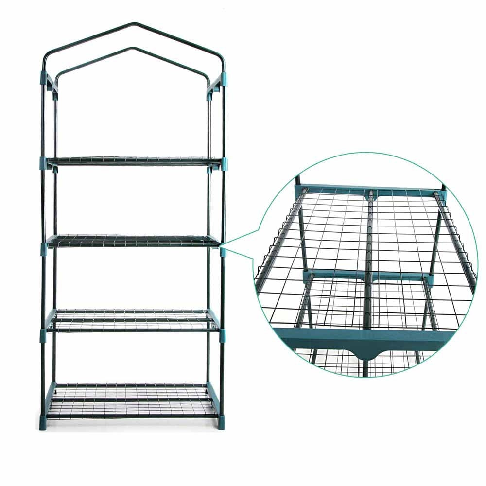 Greenhouse 4 Tiers Mini Green House Garden Bed Planter Box 1.6x0.7x0.5M