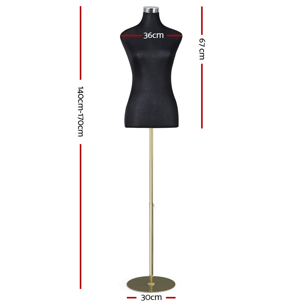 Female Mannequin Dummy Model Dressmaker Clothes Display Torso Tailor Bk