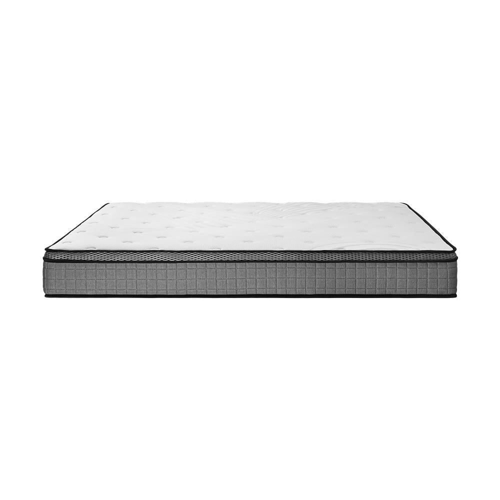 Simple Deals Queen Mattress Bed Spring Mattress 4D Mesh Fabric EuroTop Medium Foam 22cm