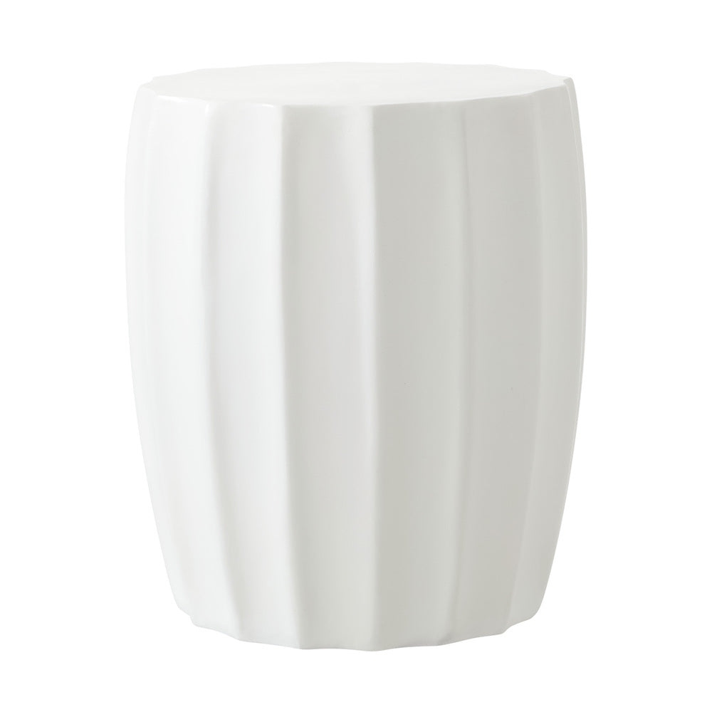 Side Table Terrazzo Concrete White/Natural/Black