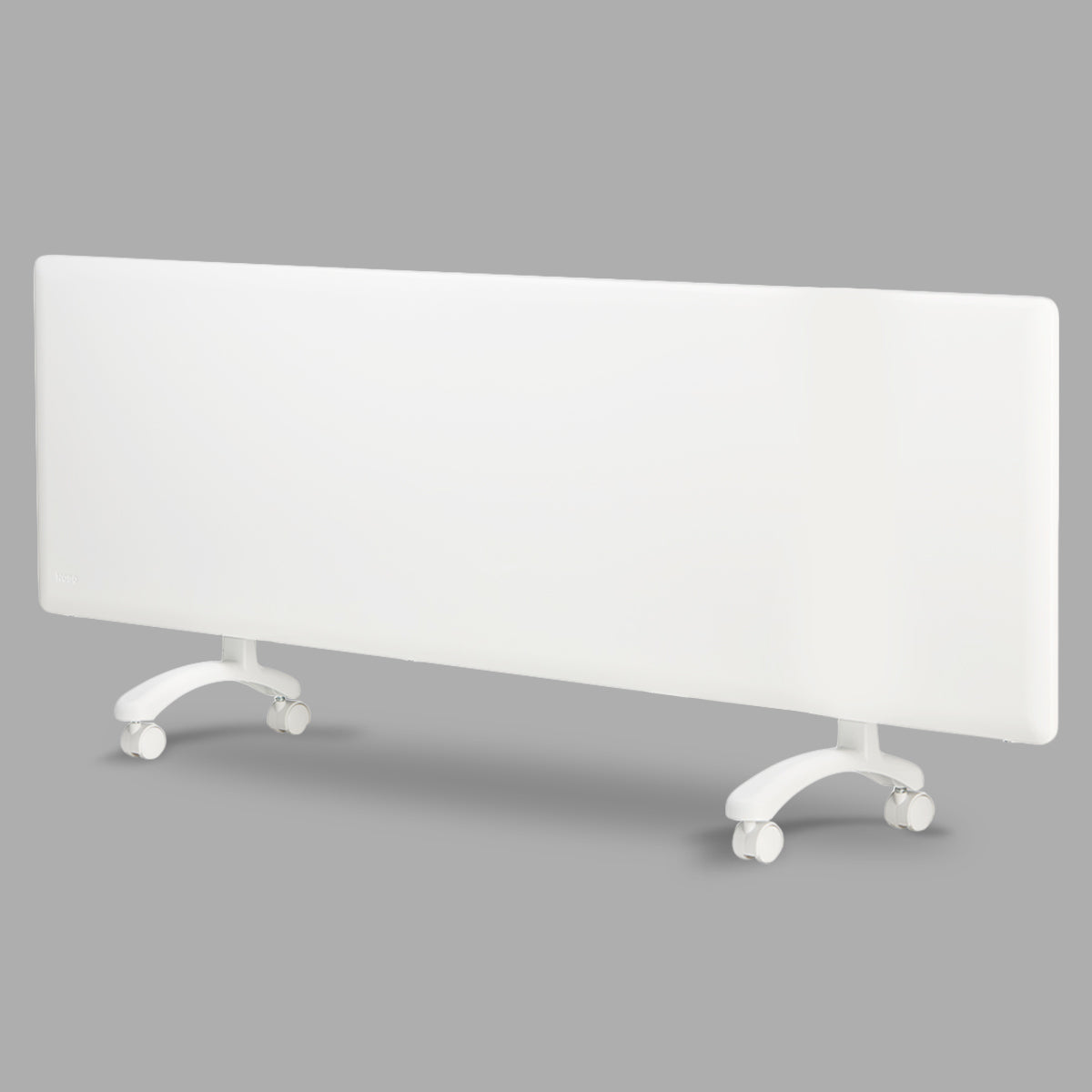 2400w electric panel heater with thermostat & castors