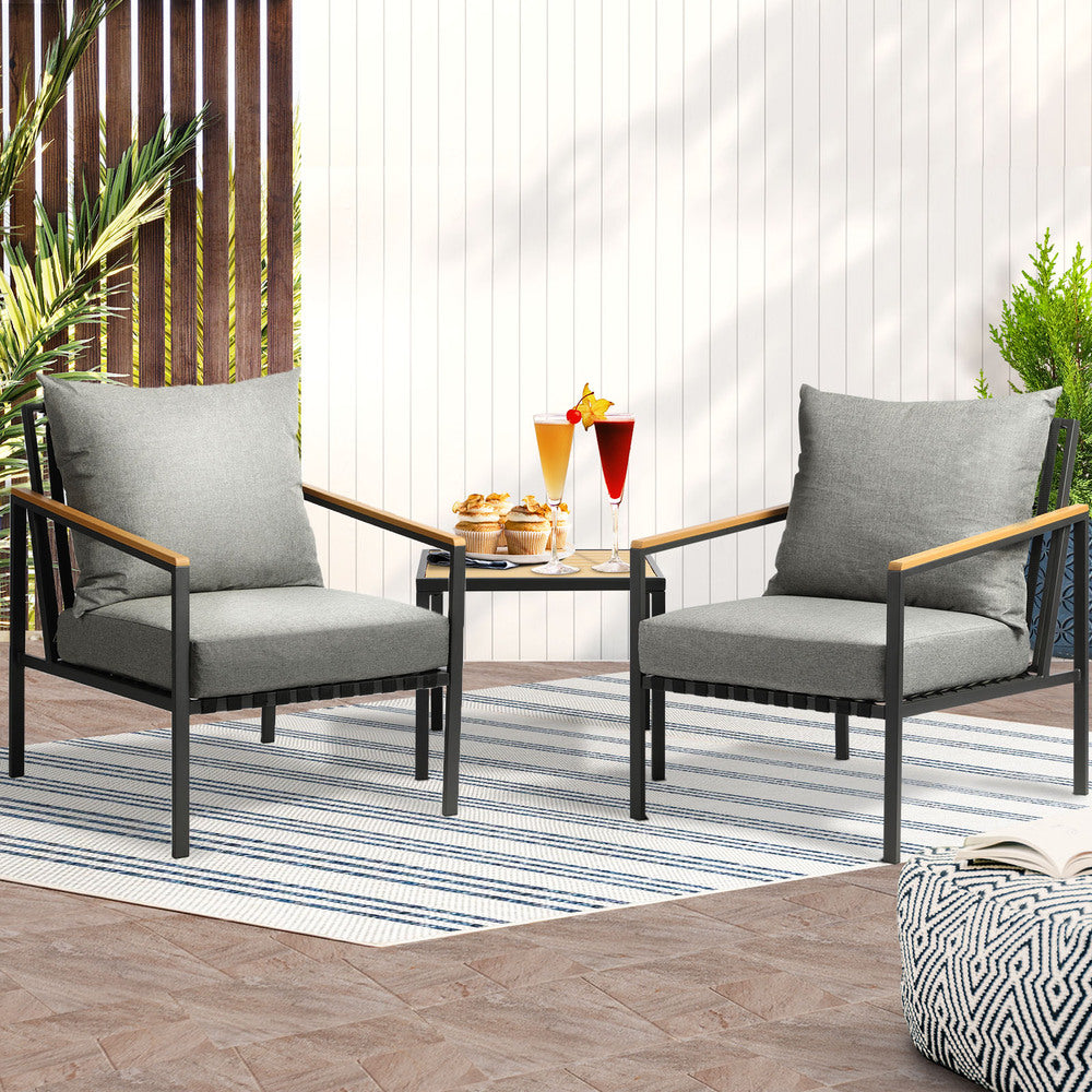 Outdoor Lounge Chairs & Table Sofa Set Dining Setting Patio Furniture