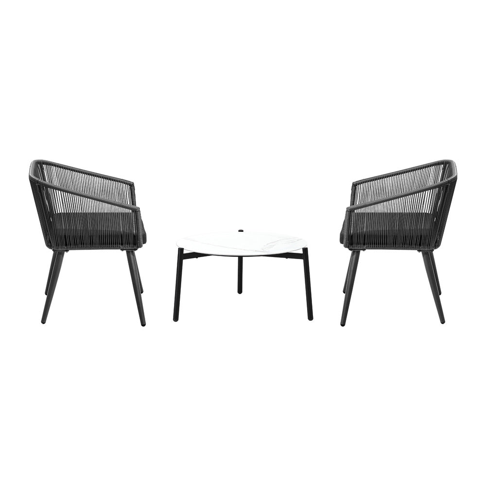 Outdoor Lounge Setting Furniture 3/5 Piece Patio Set