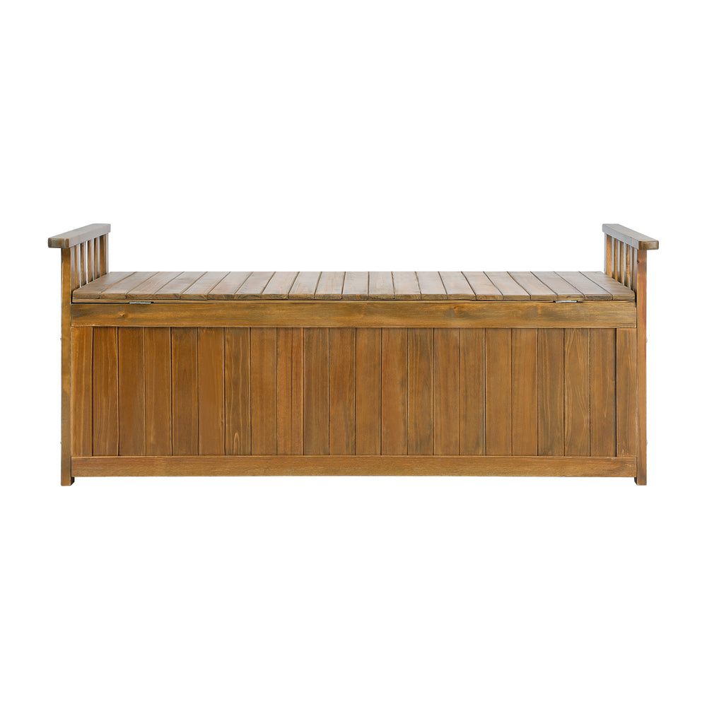 Outdoor Storage Box Garden Bench Wooden Container Chest Toy Cabinet XL