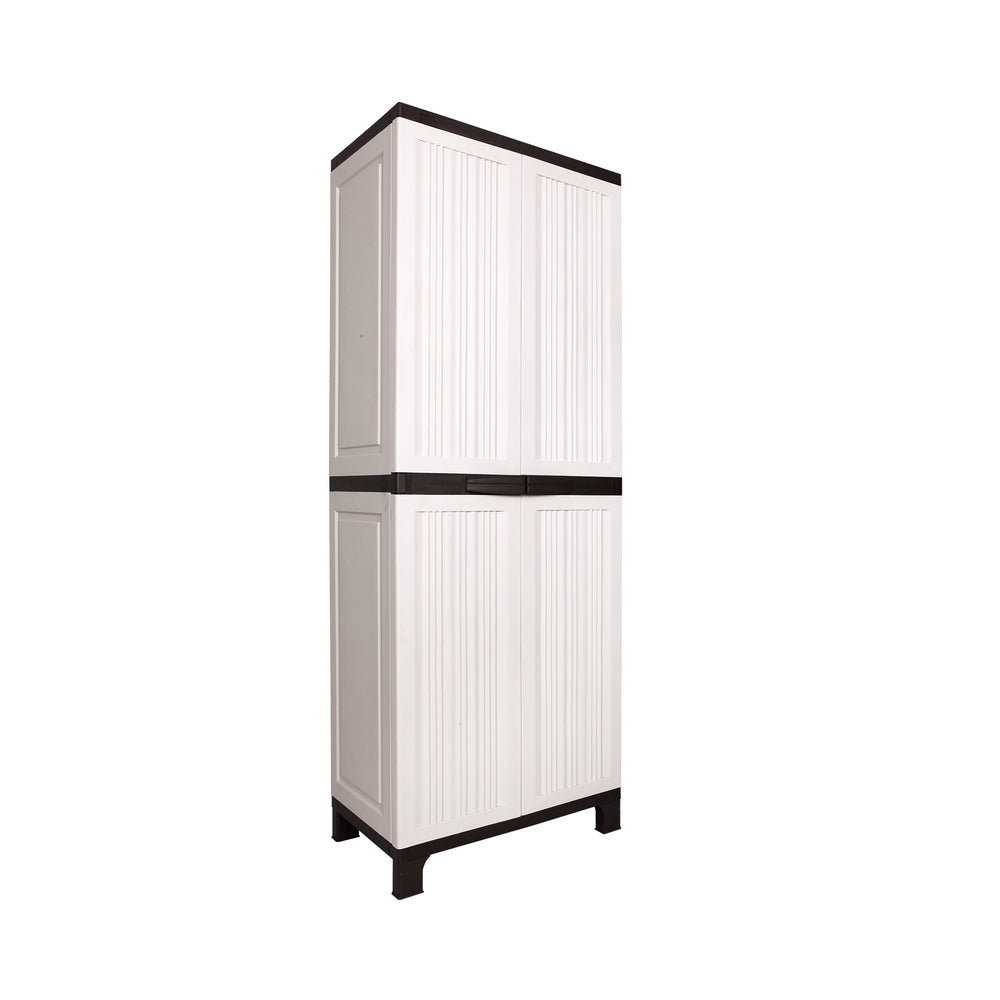 Outdoor Storage Cabinet Box Garage Garden Cupboard Adjustable Lockable