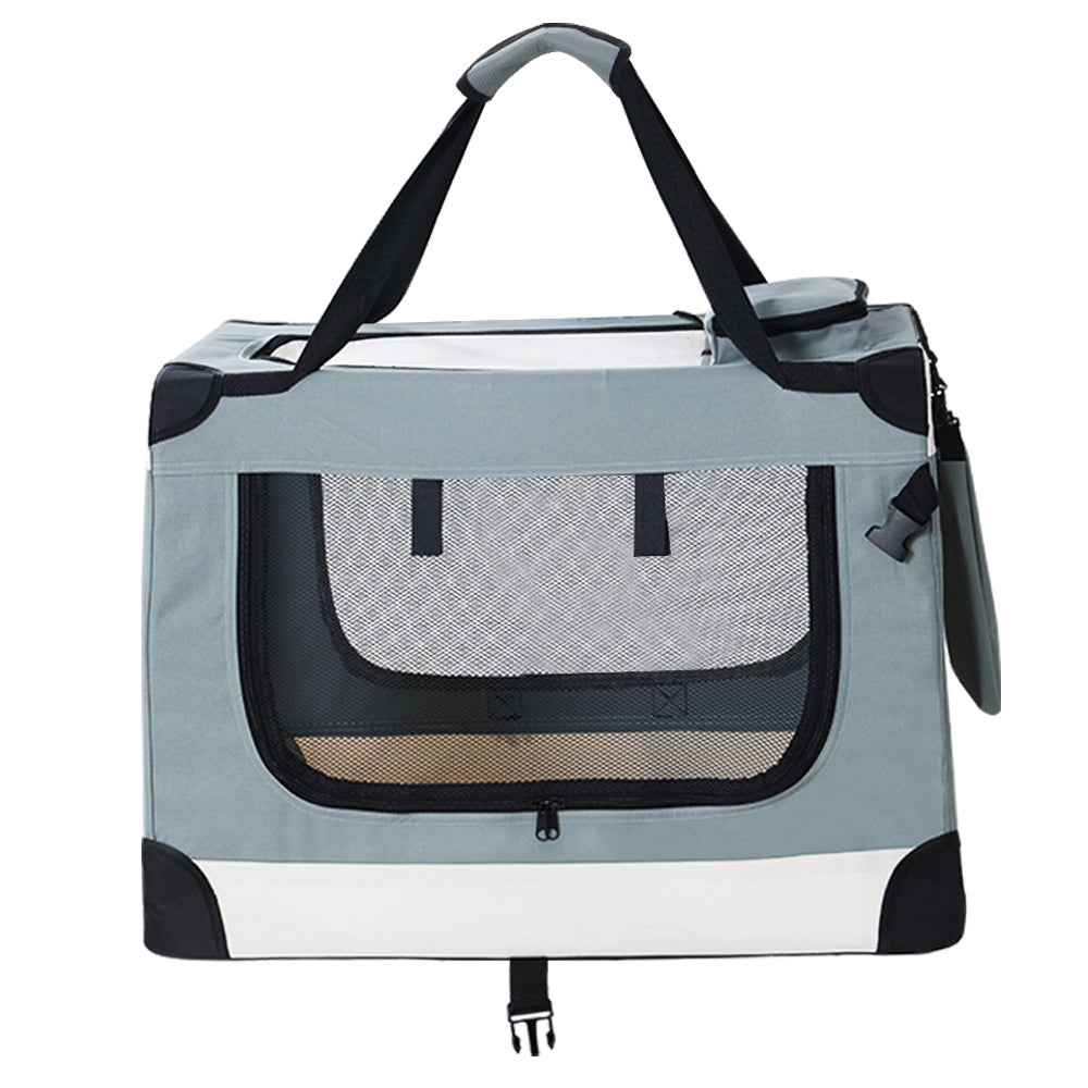Pet Carrier Soft Crate Dog Cat Travel 90X61Cm Foldable Car 2Xl