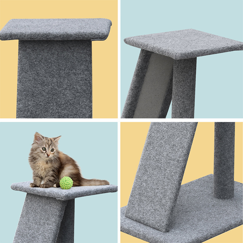 Compact 82cm Cat Tree with Scratching Post