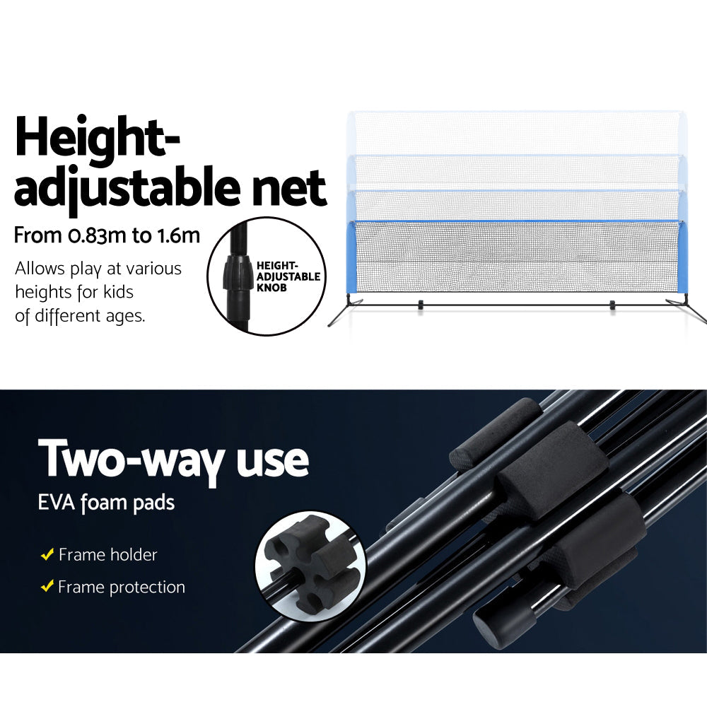 4M Badminton Tennis Net Portable Volleyball Kit Adjustable Height