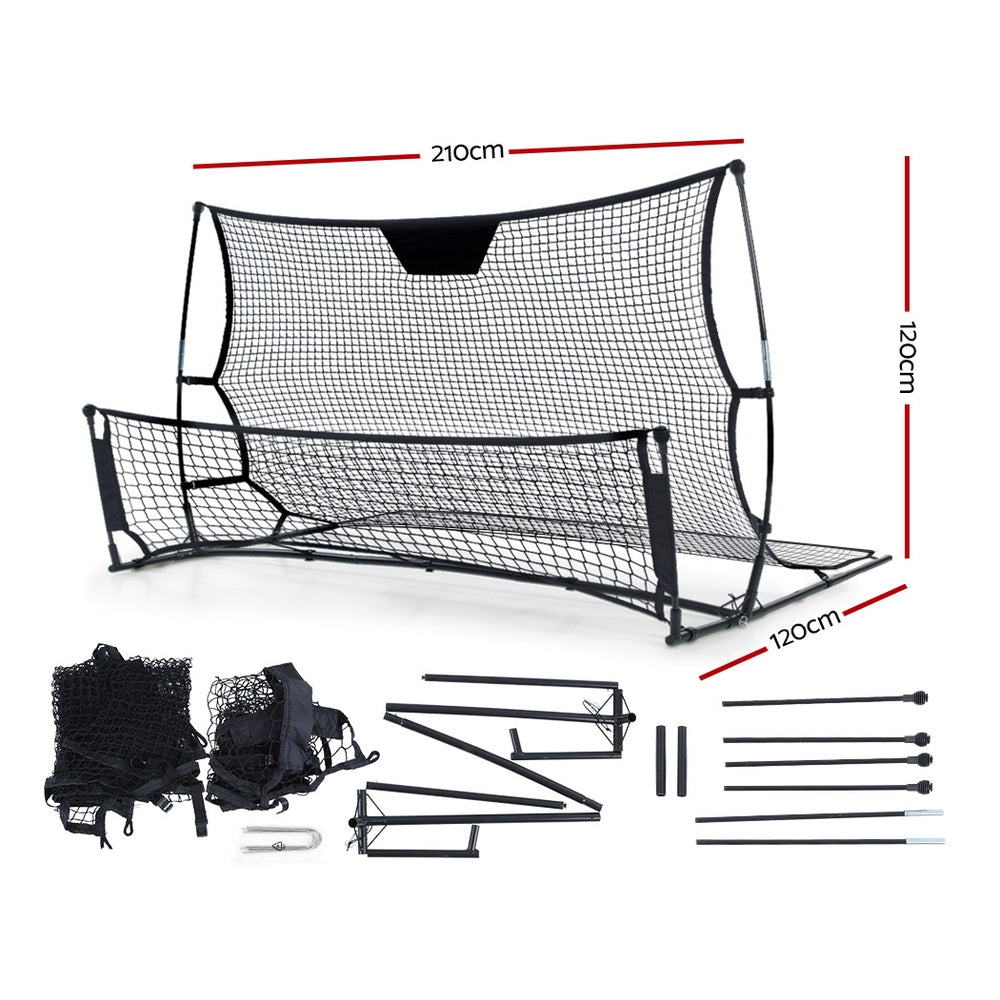 2.1M Football Soccer Net Portable Goal Net Rebounder Sports Training