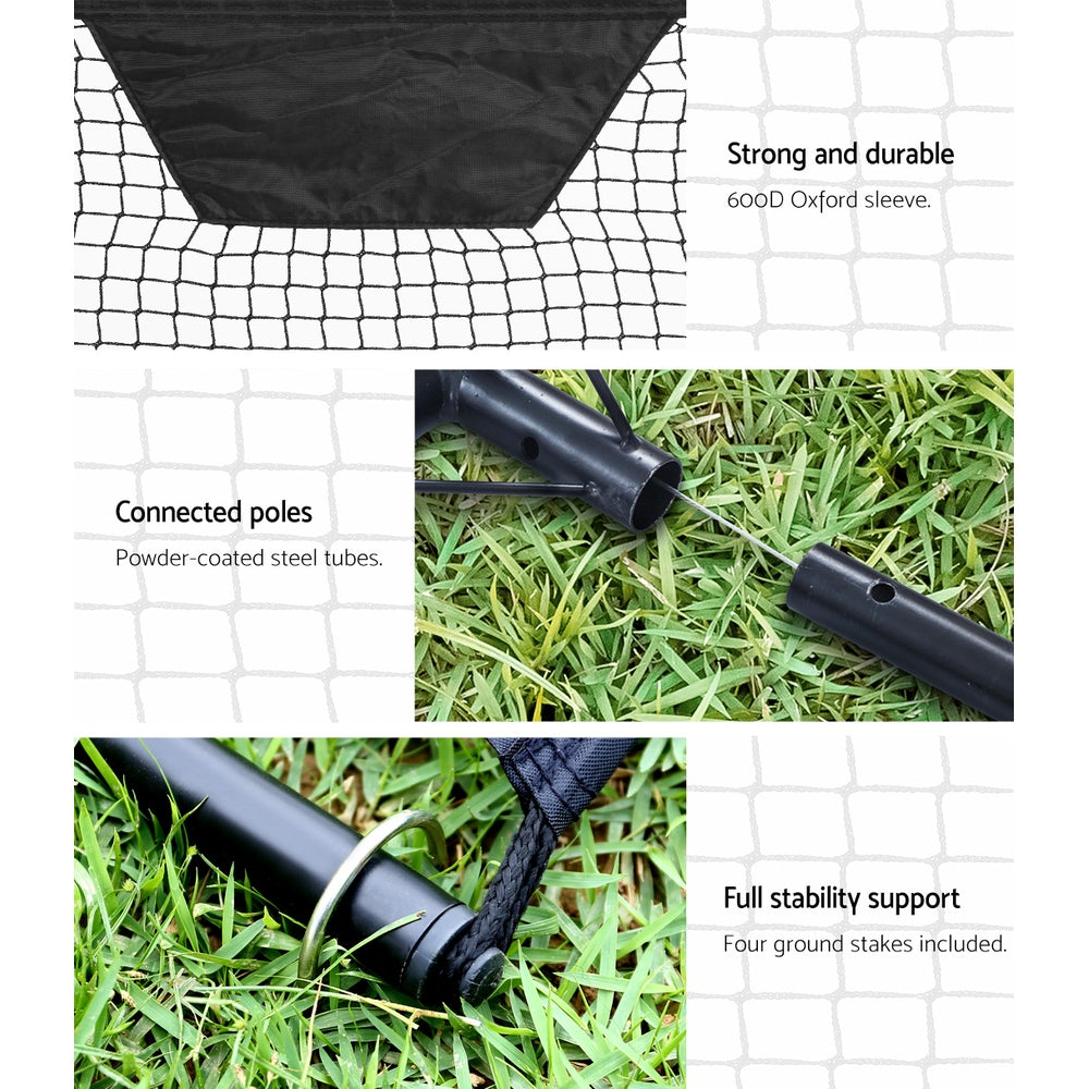 2.1M Football Soccer Net Portable Goal Net Rebounder Sports Training