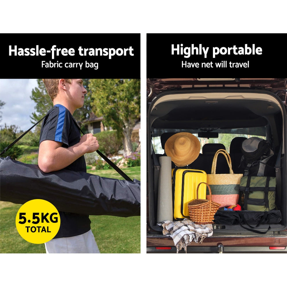 2.1M Football Soccer Net Portable Goal Net Rebounder Sports Training