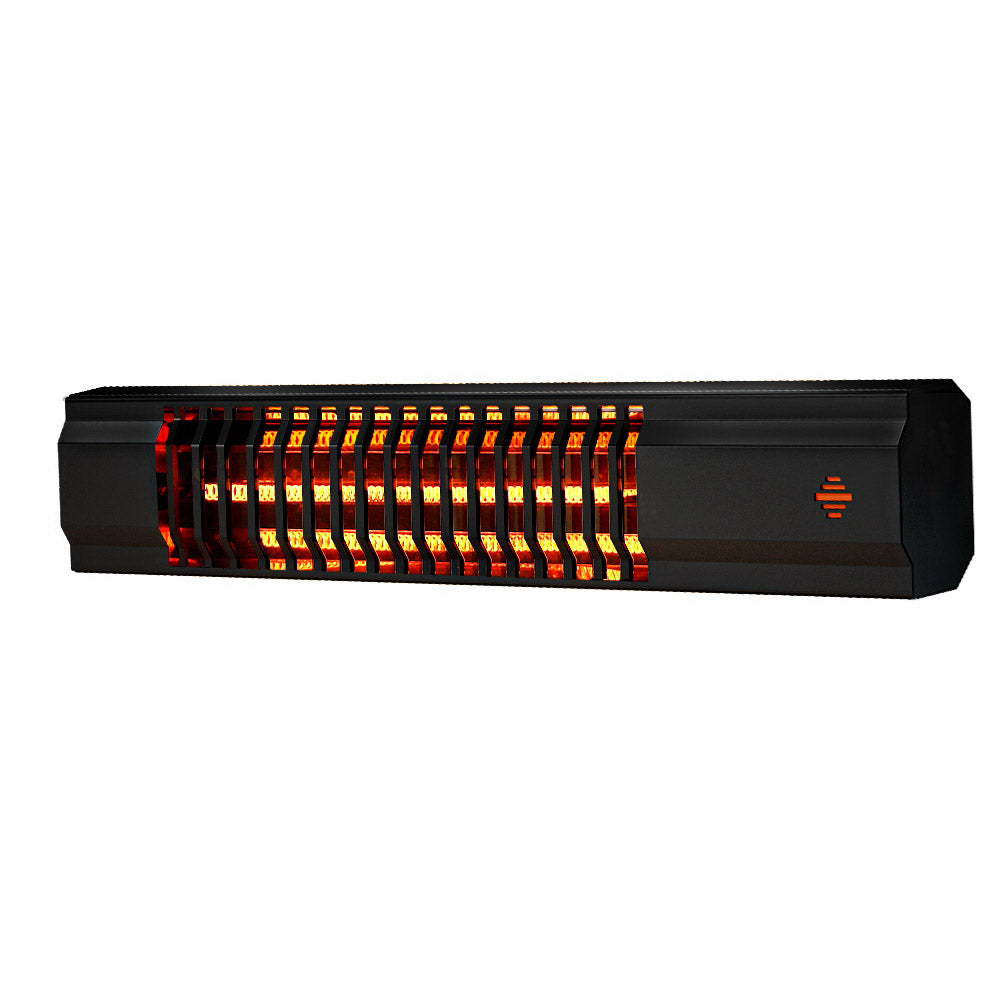 Electric Strip Heater Radiant Heaters 2000W Black