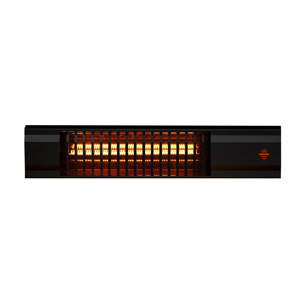 Electric Strip Heater Radiant Heaters 2000W Black
