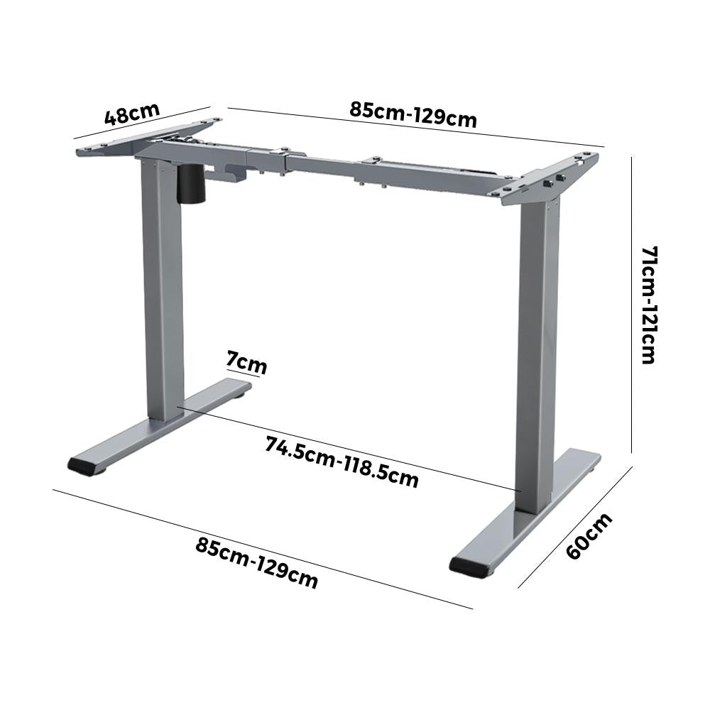 Standing Desk Frame Height Adjustable Sit Table Leg Motorised Stand
