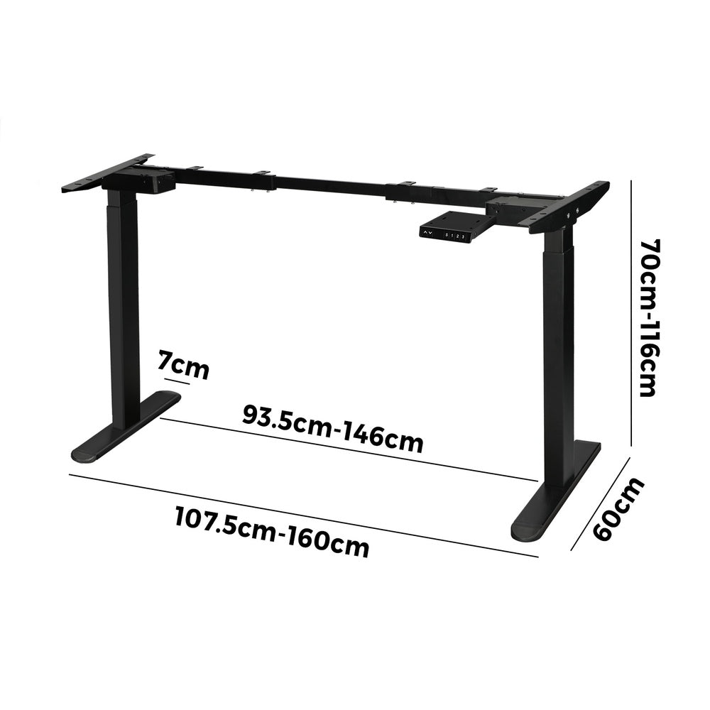 Dual Motor Height Adjustable Standing Desk Dual Motors Home Office