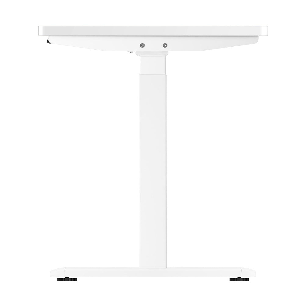 Standing Desk Dual Motor Electric Height Adjustable Sit Stand Table 120cm All White