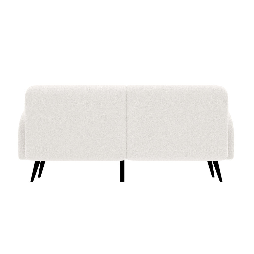 Sherpa Sofa Luxury 3 Seater Fleece White