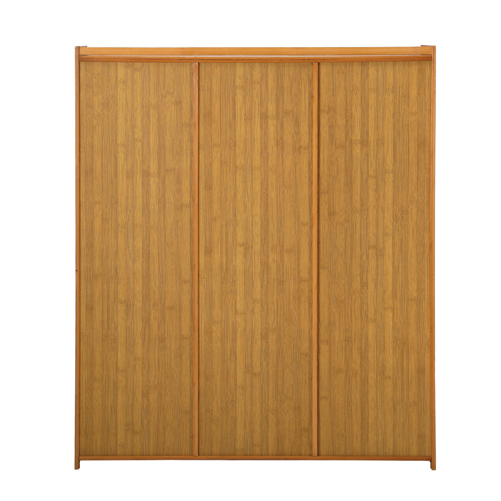 Shoe Storage Cabinet 3/4 Doors 7 Shelves Brown