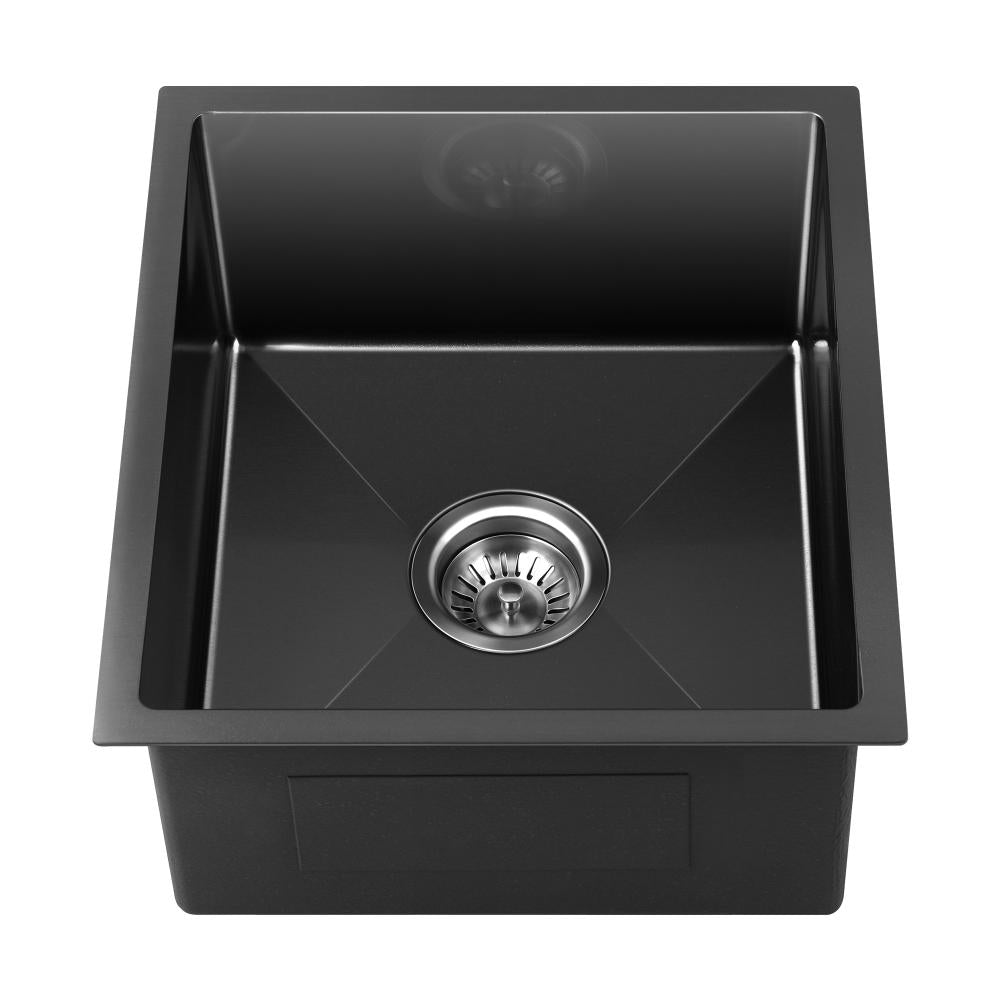 Kitchen Sink Basin Stainless Steel Bathroom Laundry Single Bowl 44X38CM