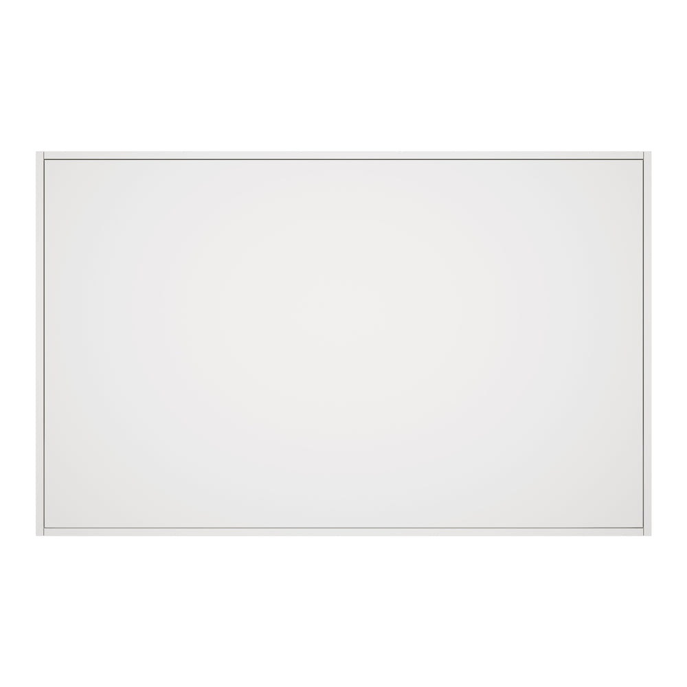 Bathroom Mirror Cabinet LED Wall Storage Black/White
