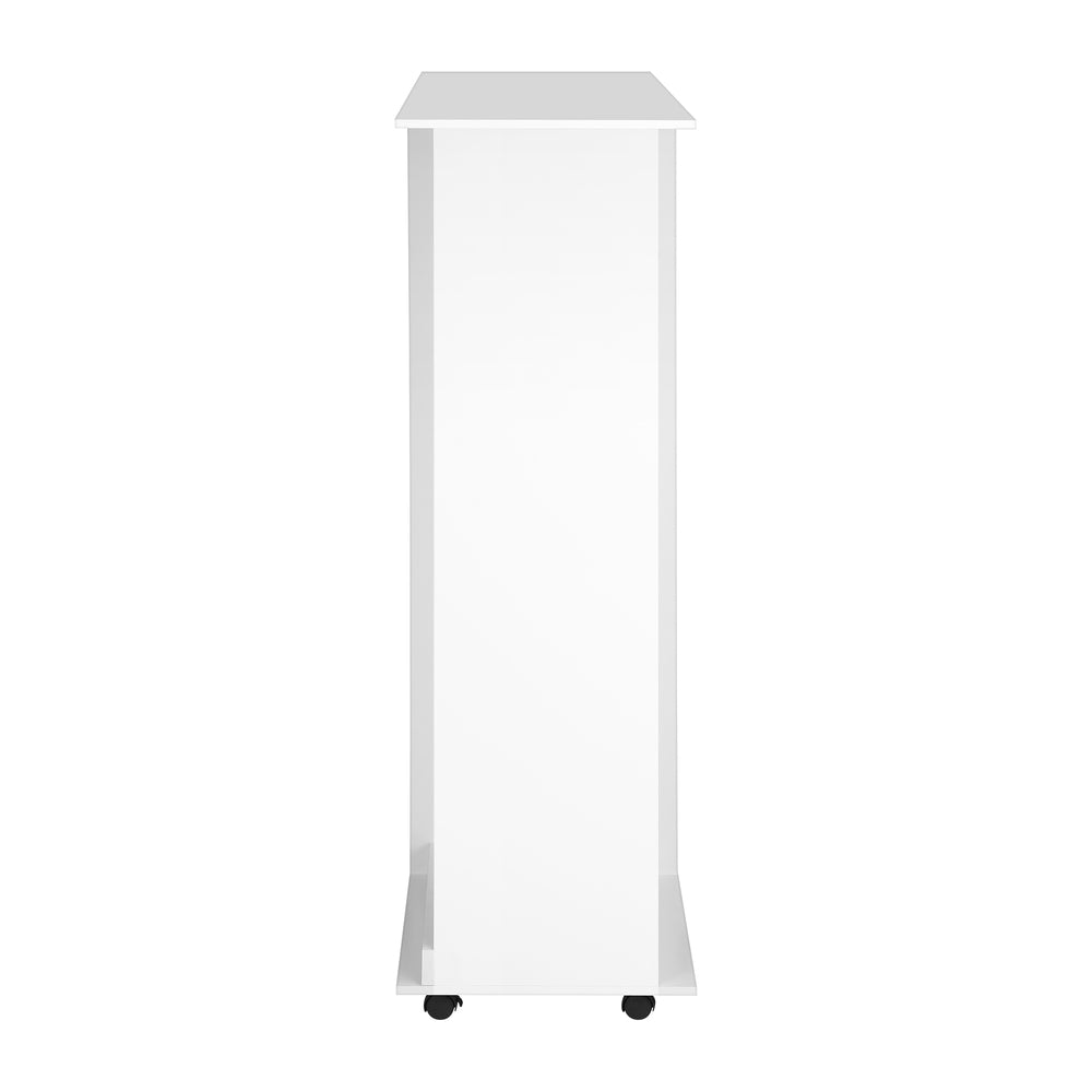 Portable Double Wardrobe Storage Shelves Organizer Clothes Rack Hanger