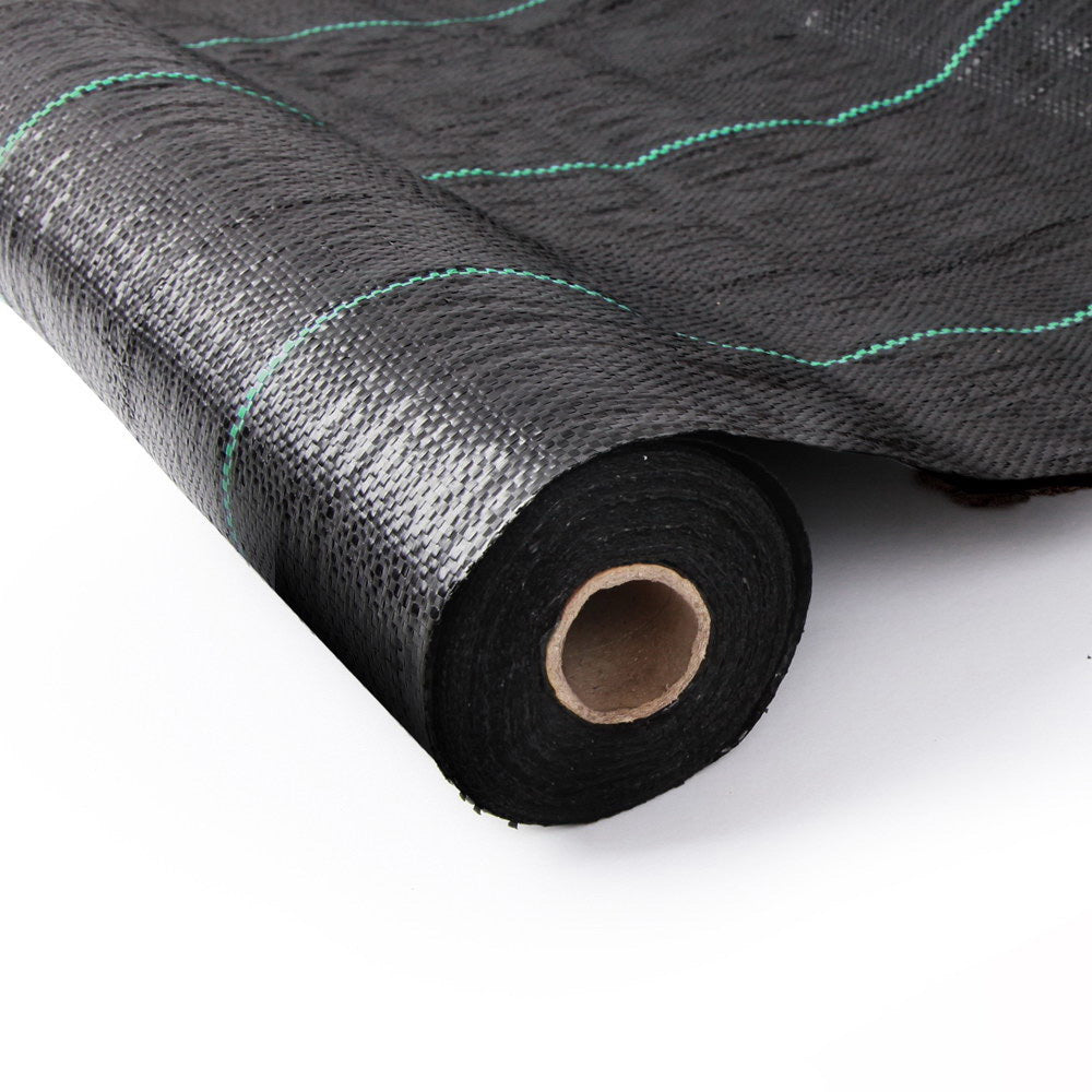 1.83x30m Weed Mat - Woven Fabric Weed Control for Garden Plants