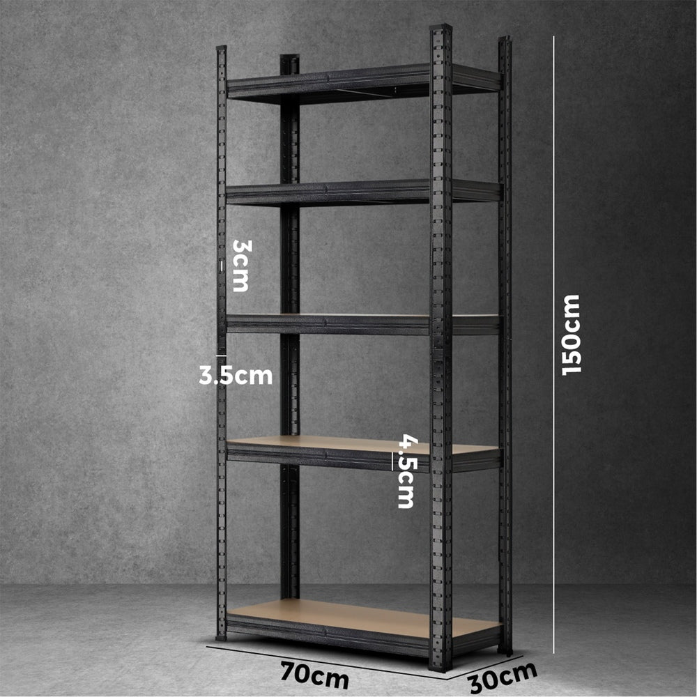 Sharptoo Garage Shelving Shelves Warehouse Storage Rack Steel Pallet Racking1.5m