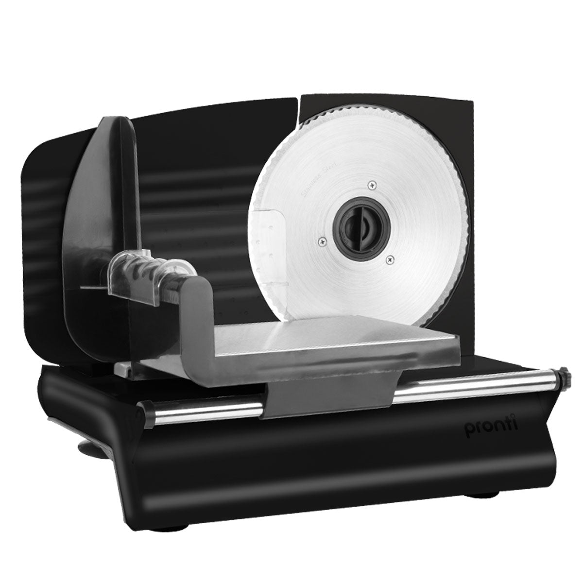 200W Pronti Deli and Food Electric Meat Slicer Blades Processor Black