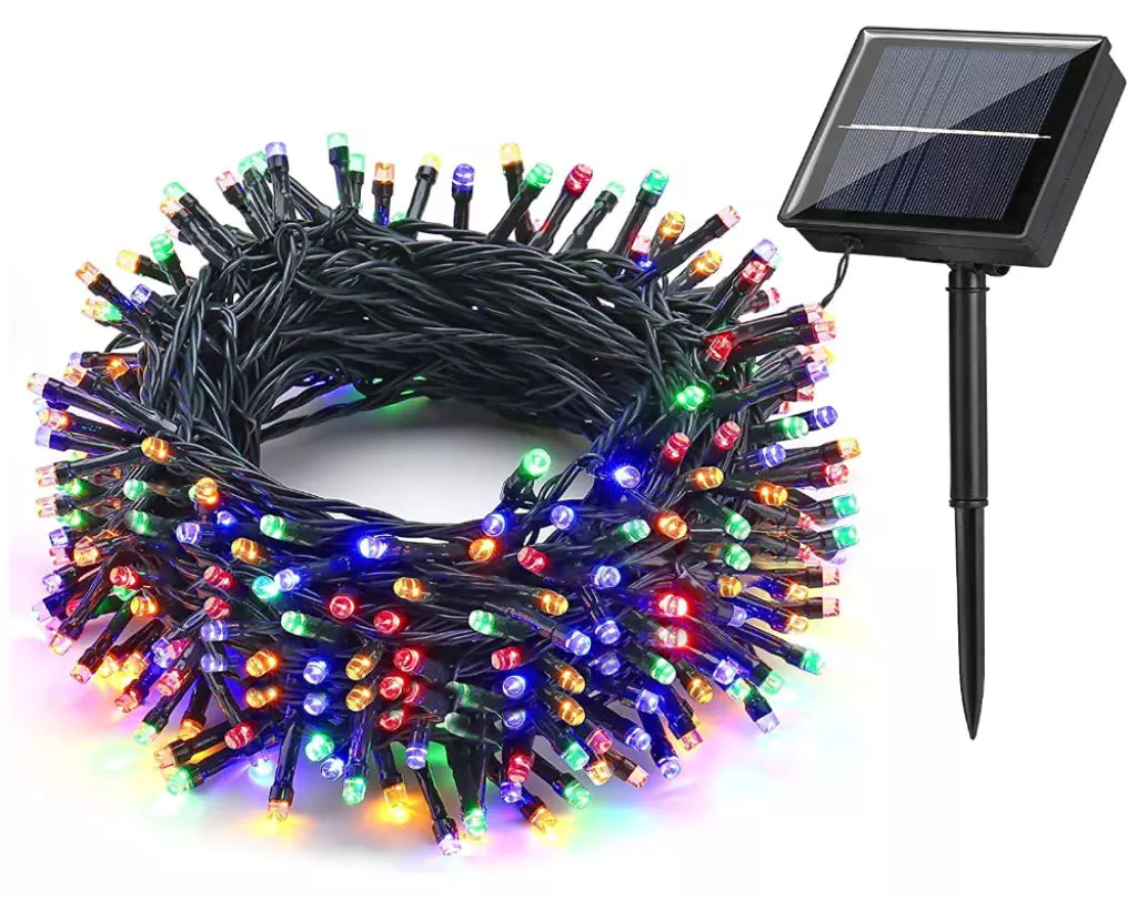 500LED 50M Multi-colored Solar Xmas Party Fairy Lights 8 Functions