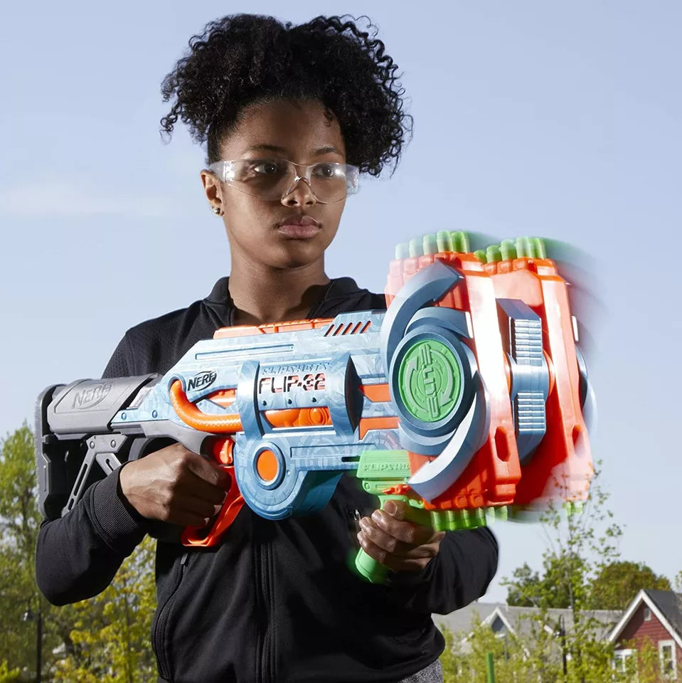 NERF Elite 2.0 Flipshots Flip-32 Blaster with 32 Dart Barrels That Flip to Doubl