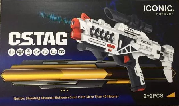 ICONIC Forever New Rechargeable kids Infrared Laser Tag Guns 2 and 4 Players set