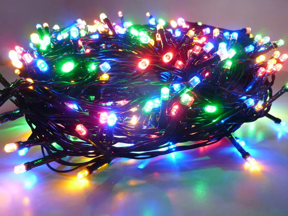 500LED 50M Multi-colored Solar Xmas Party Fairy Lights 8 Functions