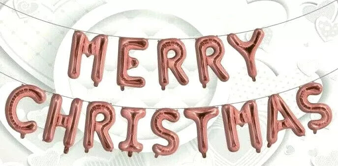 16inch Merry Christmas Foil Balloon Set Party Supplies Banner XMAS Decorations AU