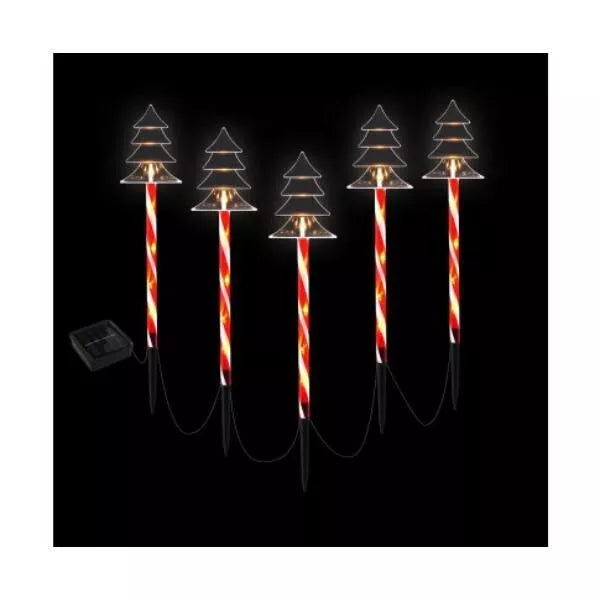 Jingle Jollys 6 PCS Christmas Lights Path Ground Light Garden Decorations 42 LED