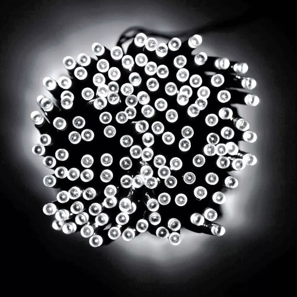 Solar LED Icicle String Lights 200-1000 LEDs 8 Function Garden Outdoor Christmas