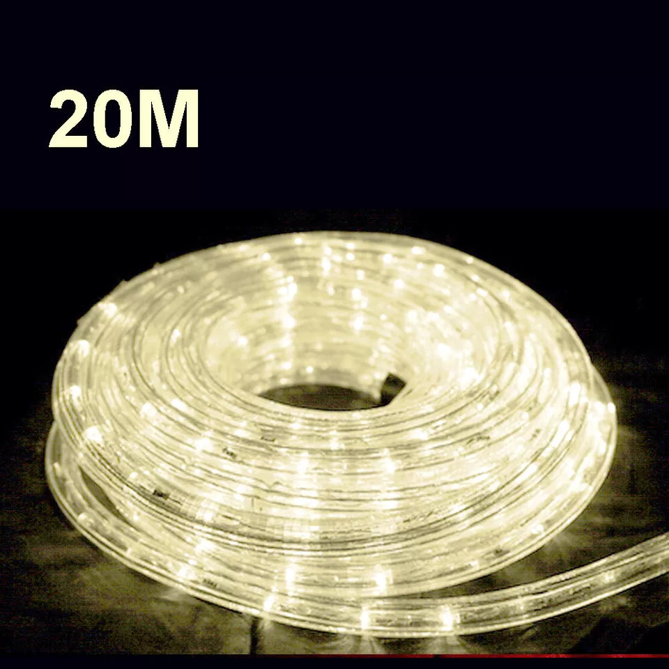 LED 10M 20M 30M Party Christmas Lights Wedding LED Rope Light Waterproof Xmas 🔥 Diameter 12mm PVC hard tube🔥Top Quality 🔥 AU stock
