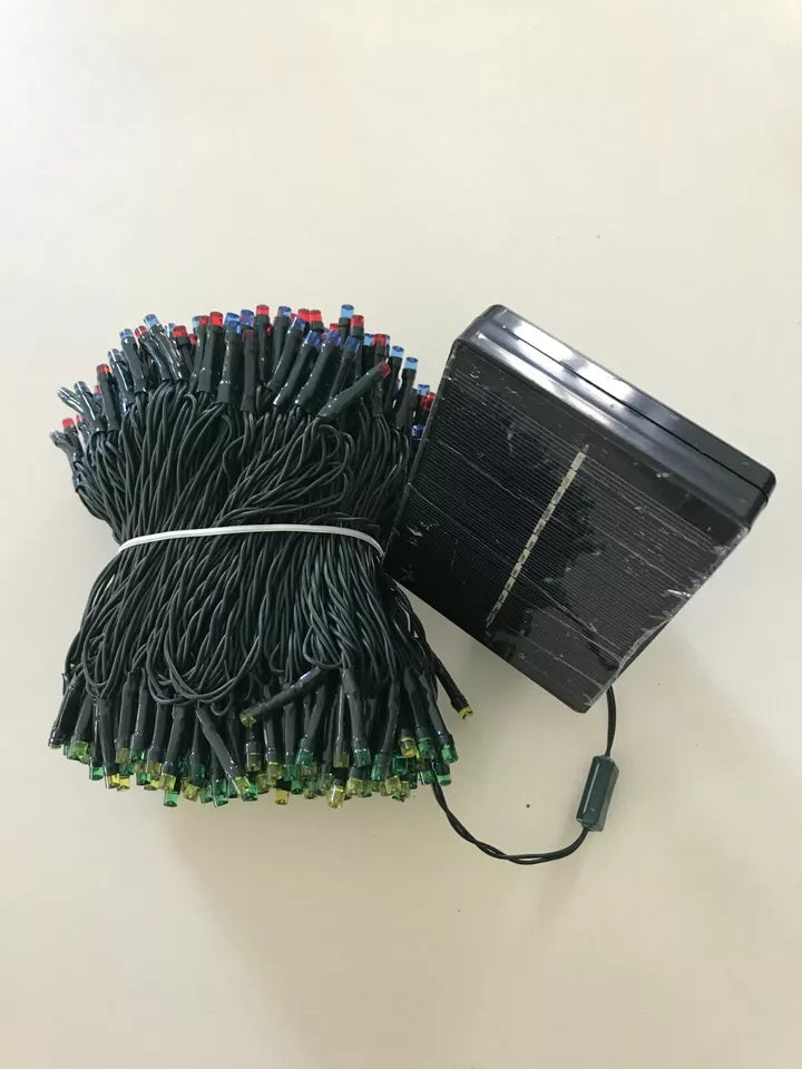 500LED 50M Multi-colored Solar Xmas Party Fairy Lights 8 Functions