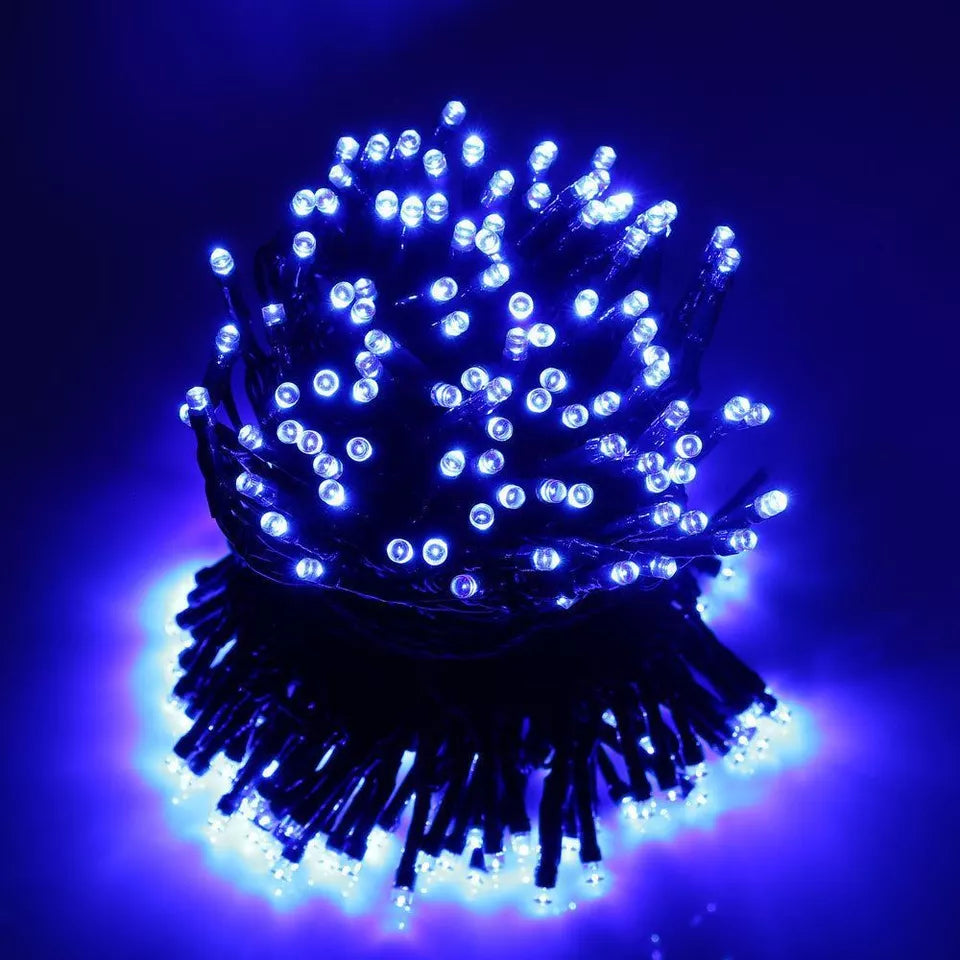 Solar LED Icicle String Lights 200-1000 LEDs 8 Function Garden Outdoor Christmas