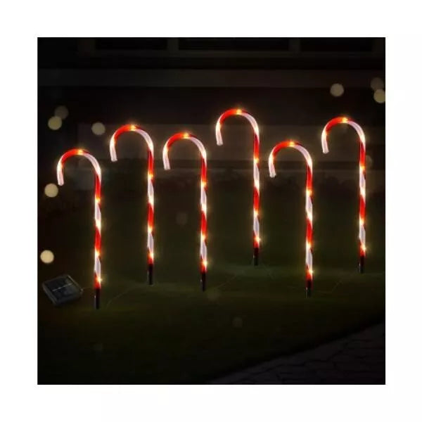 Jingle Jollys 6 PCS Christmas Lights Path Ground Light Garden Decorations 42 LED
